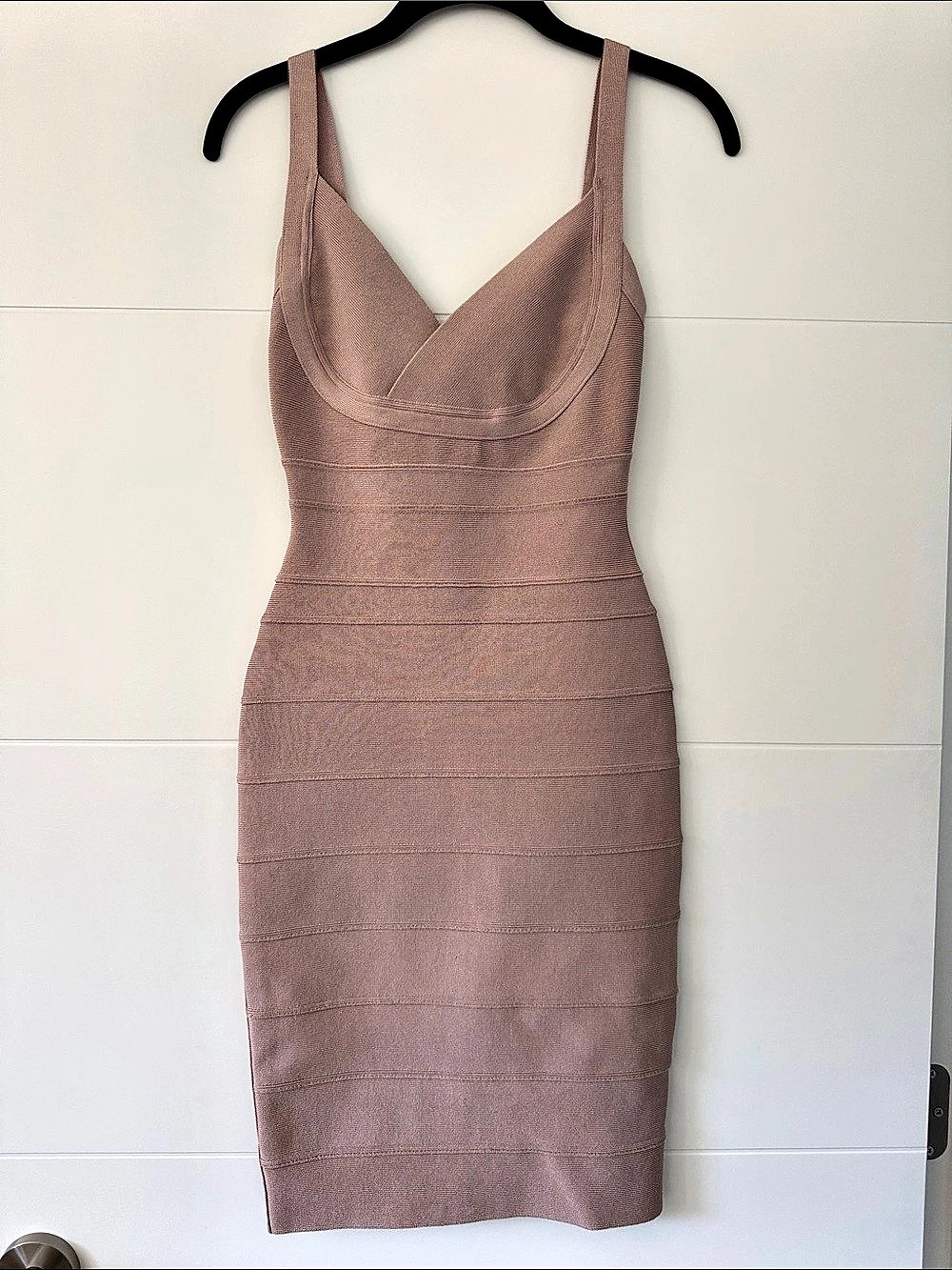 BABATON Mason Bandage Dress Pink Midi Size XS